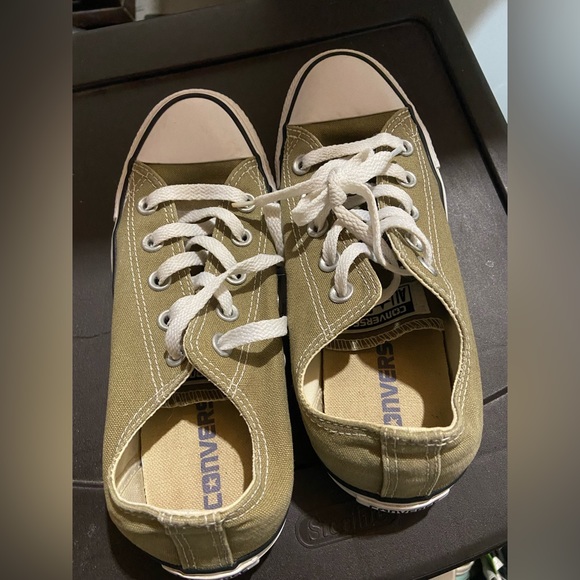 Navy Green Converse Shoes - Picture 2 of 6